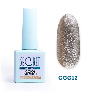 Гель-лак с глиттером Secret color gel CGG12 S-CGG12 - фото 4673