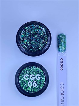 Гель-лак с глиттером Secret color gel CGG06 5 мл S-05CGG06 - фото 4905