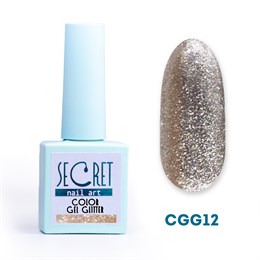 Гель-лак с глиттером Secret color gel CGG12 S-CGG12