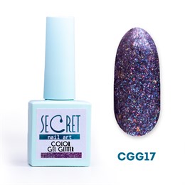 Гель-лак с глиттером Secret color gel CGG17 S-CGG17