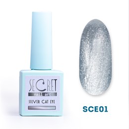 Гель-лак Secret Silver Cat Eye SCE01 S-SCE01