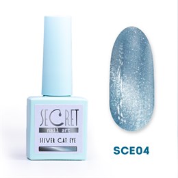 Гель-лак Secret Silver Cat Eye SCE04 S-SCE04