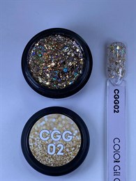 Гель-лак с глиттером Secret color gel CGG02 5 мл S-05CGG02