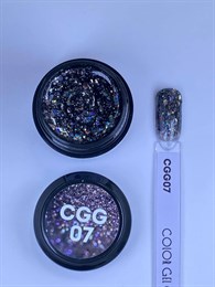 Гель-лак с глиттером Secret color gel CGG07 5 мл S-05CGG07