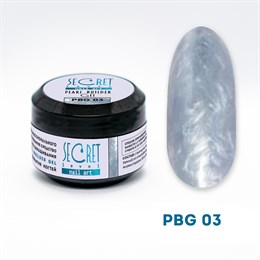 Гель для наращивания жемчужный Pearl builder Gel PBG03 S-PBG03